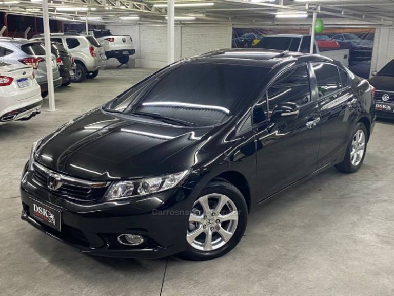 HONDA - CIVIC - 2012/2013 - Preta - R$ 78.900,00